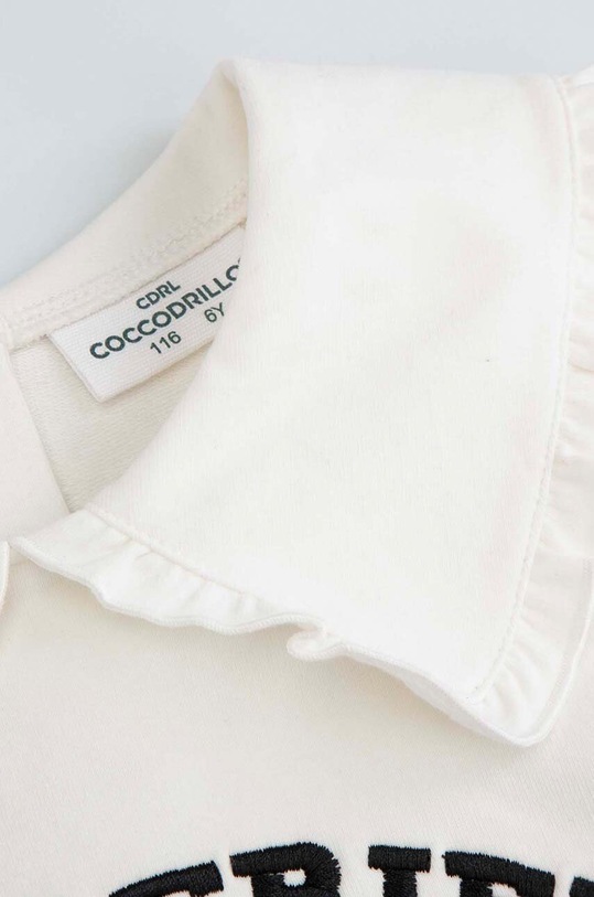 Dziewczynka Coccodrillo bluza dziecięca ZC4132101AGK beżowy