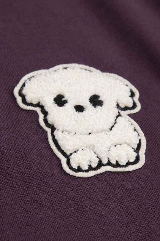 Coccodrillo bluza bawełniana dziecięca ZC4143103AGK fioletowy