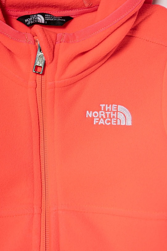 Dziewczynka The North Face bluza polarowa dziecięca GLACIER F/Z HOODIE NF0A8B18P2B1 różowy