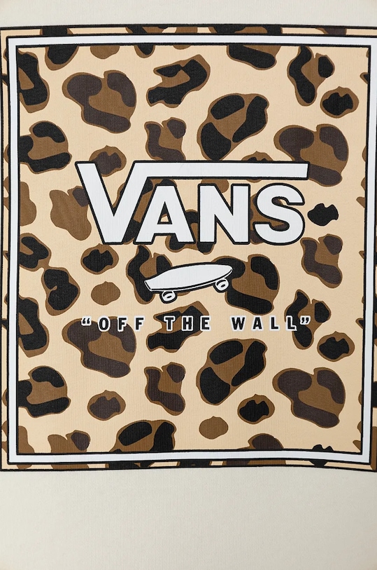 DÍVKA Dětská mikina Vans GR FELIDAE BOXED CREW VN000K8XFS81 béžová