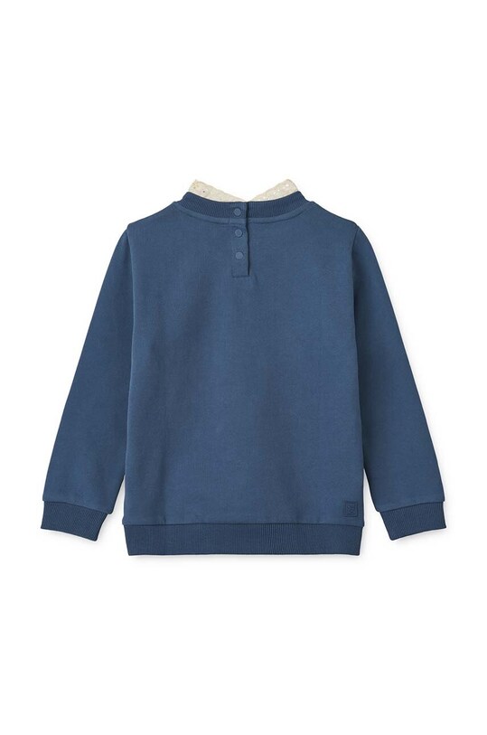 Fete Liewood hanorac de bumbac pentru copii Rakel Sweatshirt LW19093 albastru