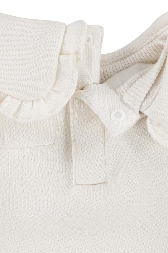 Mikina pre bábätká Levi's RUFFLE COLLARED CREW 1EK989 béžová