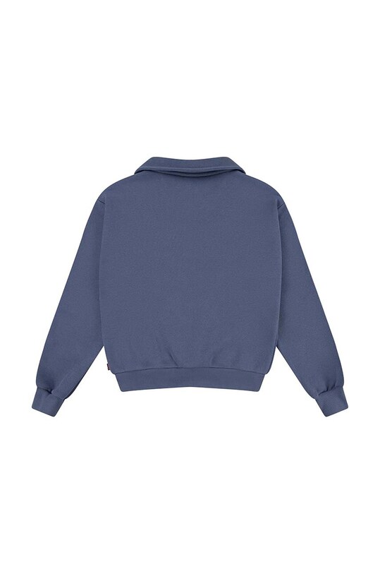 Дитяча кофта Levi's COLLEGIATE LS COLLAR TOP 4EL070 блакитний AW24