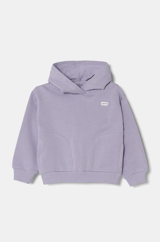 Levi's bluza copii BATWING CHEST HIT HOODIE uni violet 3EL078