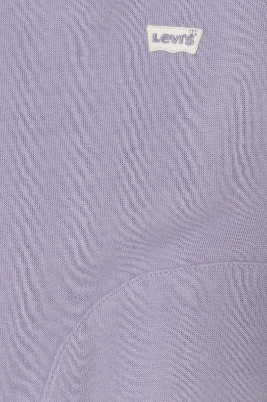 Dziewczynka Levi's bluza dziecięca BATWING CHEST HIT HOODIE 3EL078 fioletowy