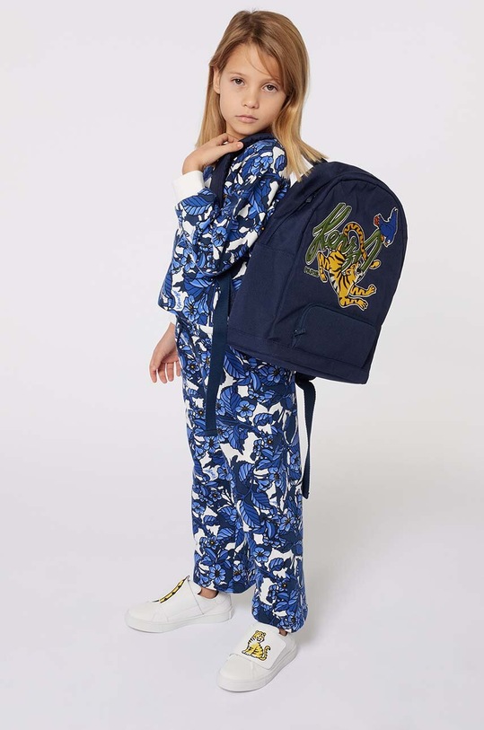 Dziewczynka Kenzo Kids bluza bawełniana dziecięca K60695.114.150 granatowy