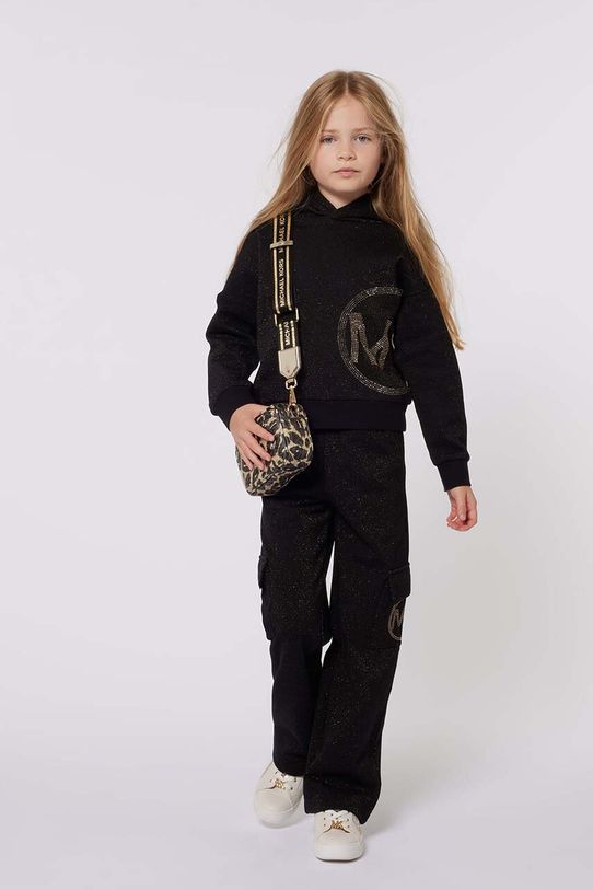 Detská mikina Michael Kors čierna R30154.114.150