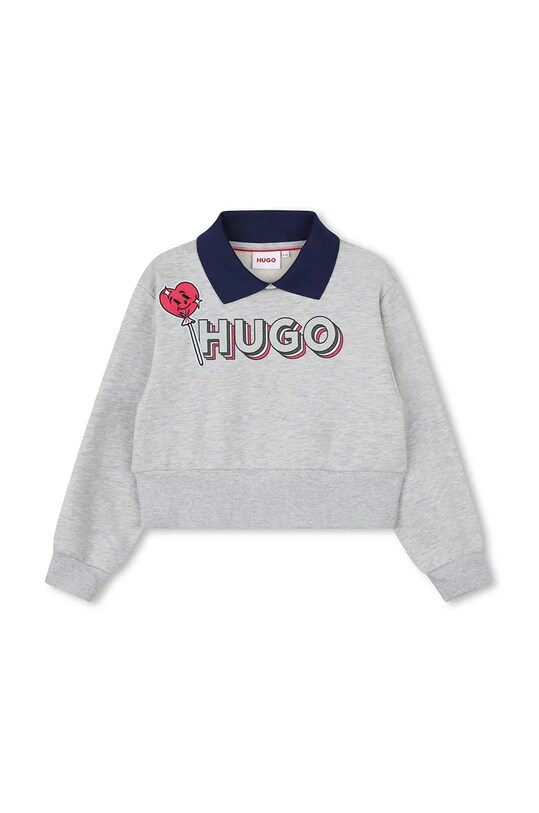Дитяча кофта HUGO G00212.114.150 сірий AW24