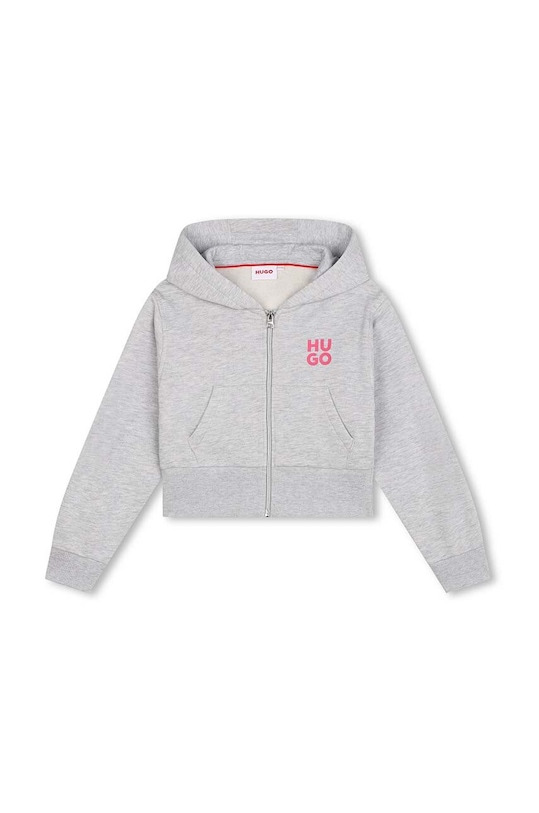 Detská mikina HUGO s kapucňou sivá G00228.114.150