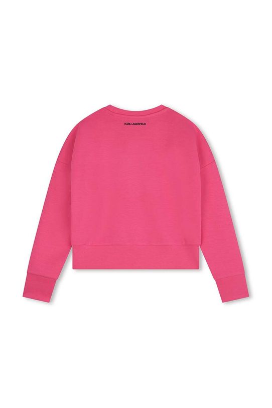 Karl Lagerfeld bluza dziecięca Z30219.86.108 różowy AW24