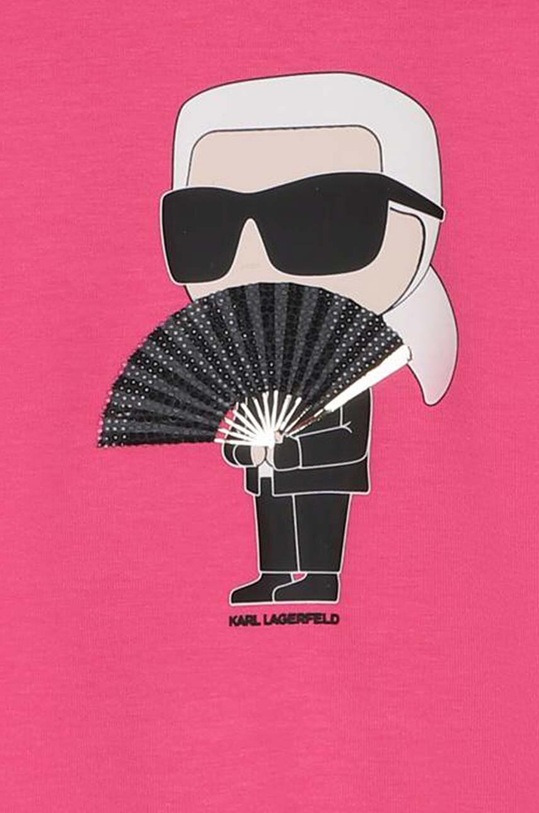 Dziewczynka Karl Lagerfeld bluza dziecięca Z30219.114.150 różowy