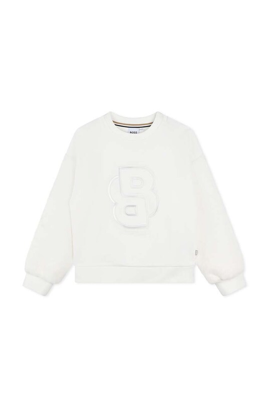 Детская кофта BOSS J51112.156.162 белый AW24