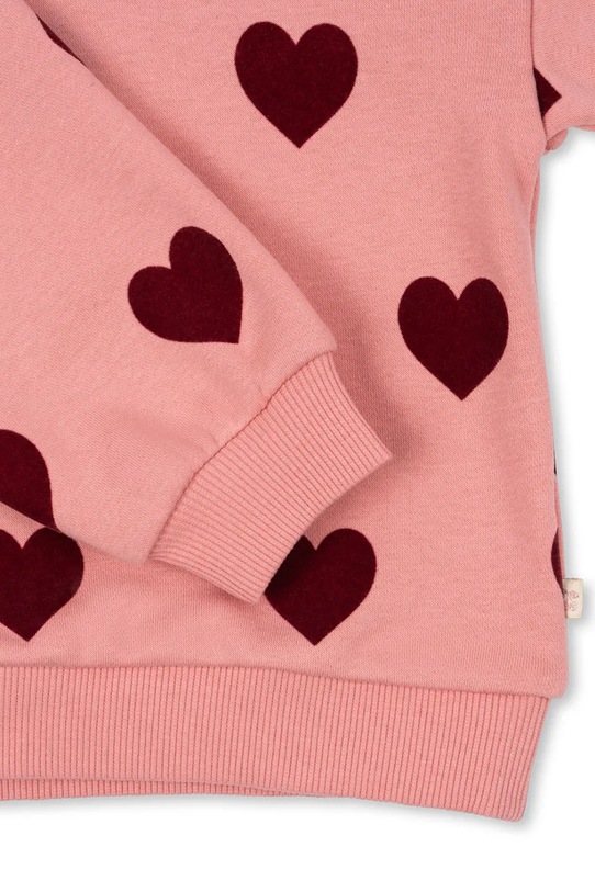 Konges Sløjd bluza dziecięca LOU SWEAT SHIRT OCS różowy KS102021.G