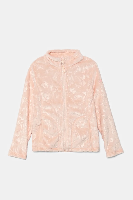 Roxy bluza polarowa dziecięca IGLOO bez kaptura różowy ERGFT03943
