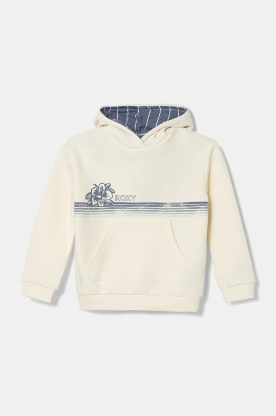 Roxy bluza dziecięca HOPE YOU TRUST C z kapturem beżowy ERGFT03973