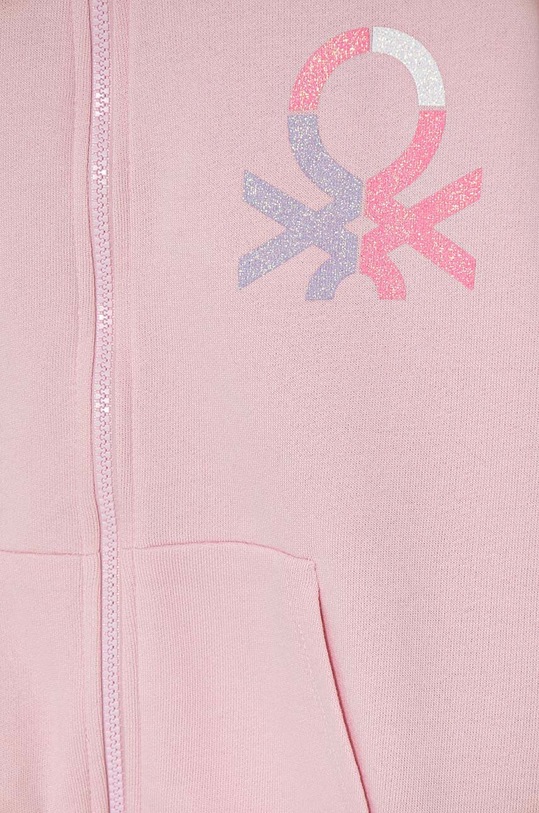 Dziewczynka United Colors of Benetton bluza bawełniana dziecięca 3J68C503Y.G.Seasonal różowy