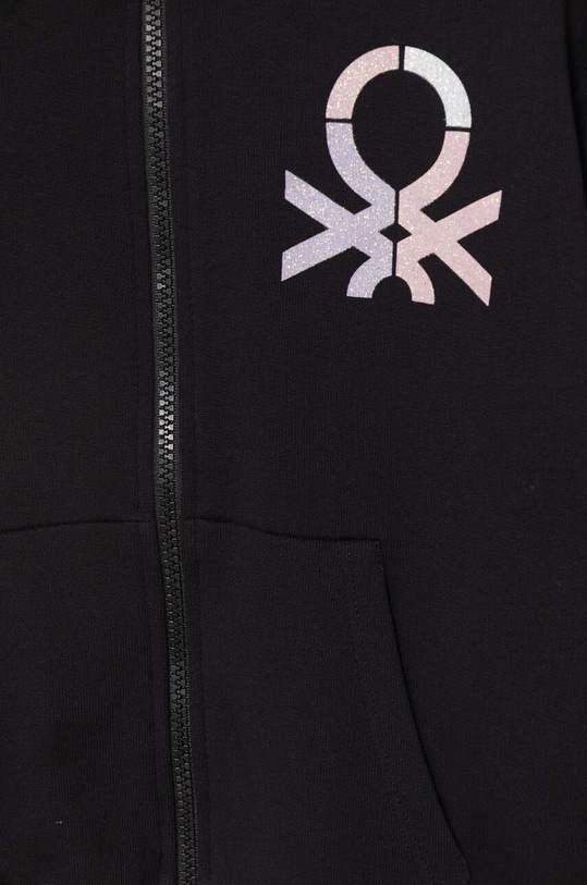 Dziewczynka United Colors of Benetton bluza bawełniana dziecięca 3J68C503Y.G.Seasonal czarny