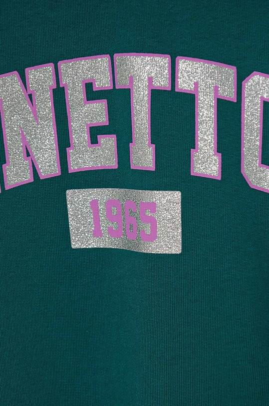 Dziewczynka United Colors of Benetton bluza bawełniana dziecięca 3J68C10L8.G.Seasonal zielony