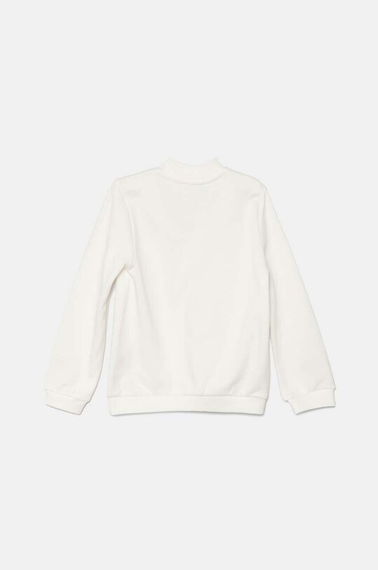 United Colors of Benetton bluza bawełniana dziecięca 3J70G5037.P.Seasonal biały AW24