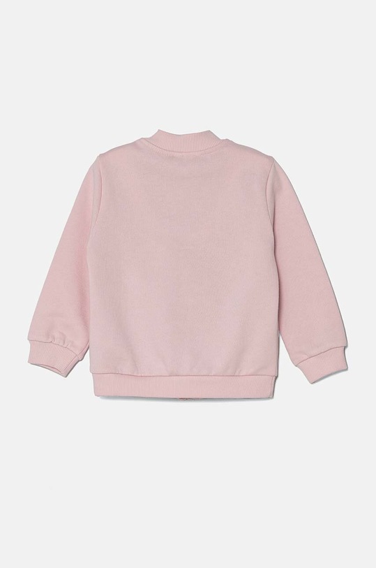 United Colors of Benetton bluza bawełniana dziecięca 3J70G5037.P.Seasonal różowy AW24