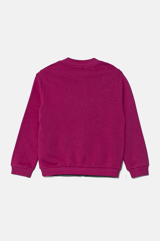 United Colors of Benetton bluza bawełniana dziecięca 3J70G5037.P.Seasonal różowy AW24