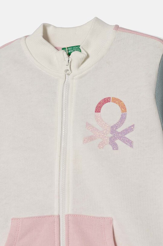 Девочка Детская хлопковая кофта United Colors of Benetton 3J70G5037.P.Seasonal мультиколор