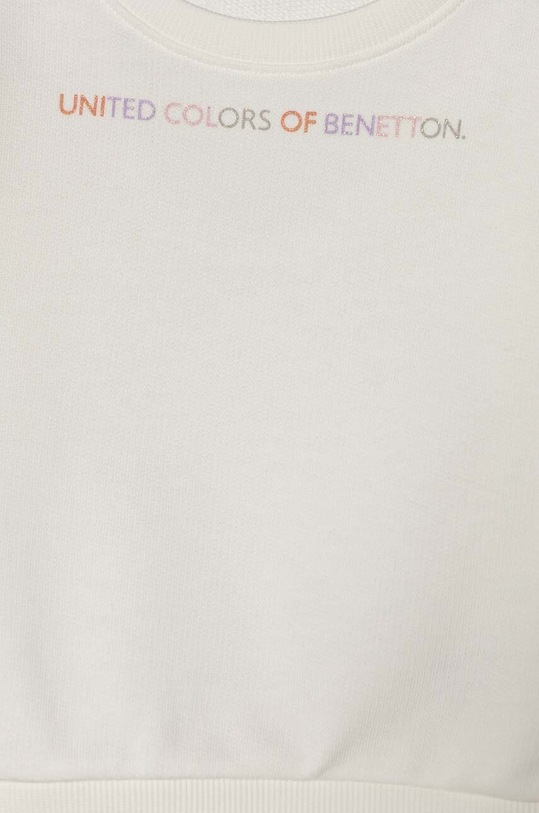 Κοριτσίστικα Παιδική βαμβακερή μπλούζα United Colors of Benetton 3J70G10F8.P.Seasonal λευκό
