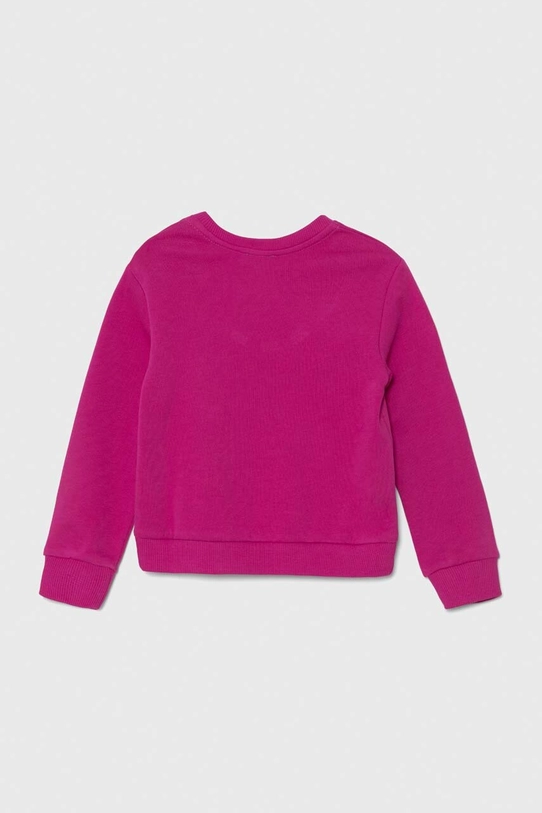 United Colors of Benetton bluza bawełniana dziecięca 3J70G10F8.P.Seasonal różowy AW24