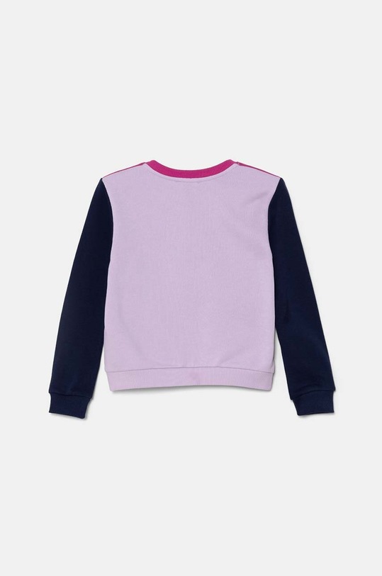 United Colors of Benetton bluza bawełniana dziecięca 3J70G10F8.P.Seasonal fioletowy AW24