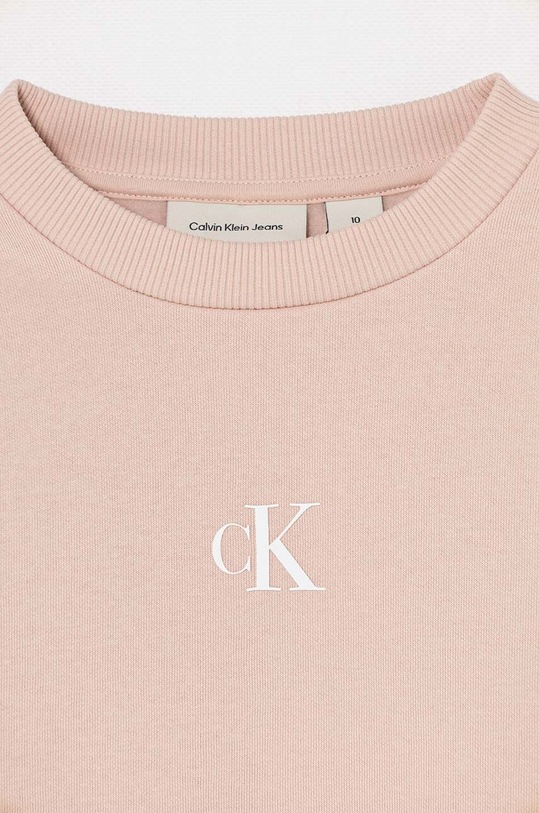 Дитяча кофта Calvin Klein Jeans рожевий IG0IG02639.9BYH.