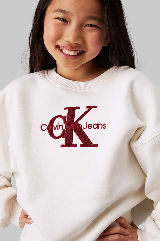 Calvin Klein Jeans bluza dziecięca IG0IG02738.9BYH. beżowy
