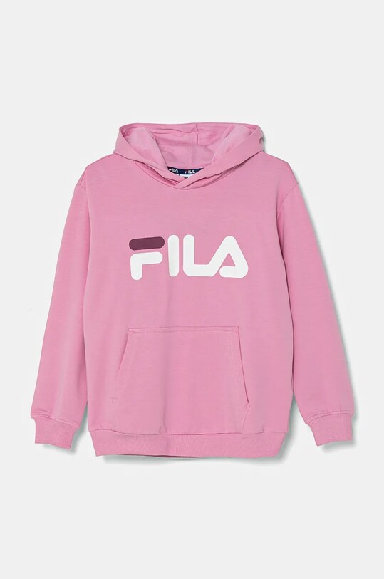 Fila bluza dziecięca BAJONE z kapturem różowy FAK0120.G