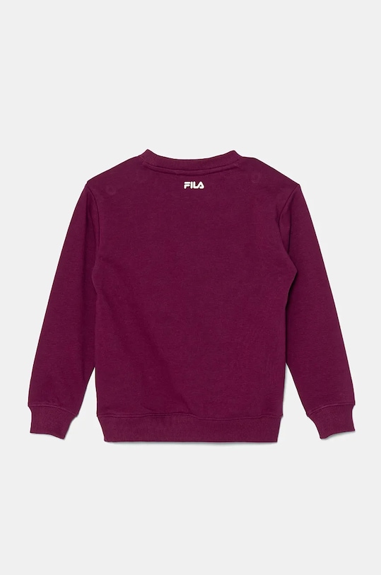 Детски суичър Fila LIETH FAK0372 виолетов AW24