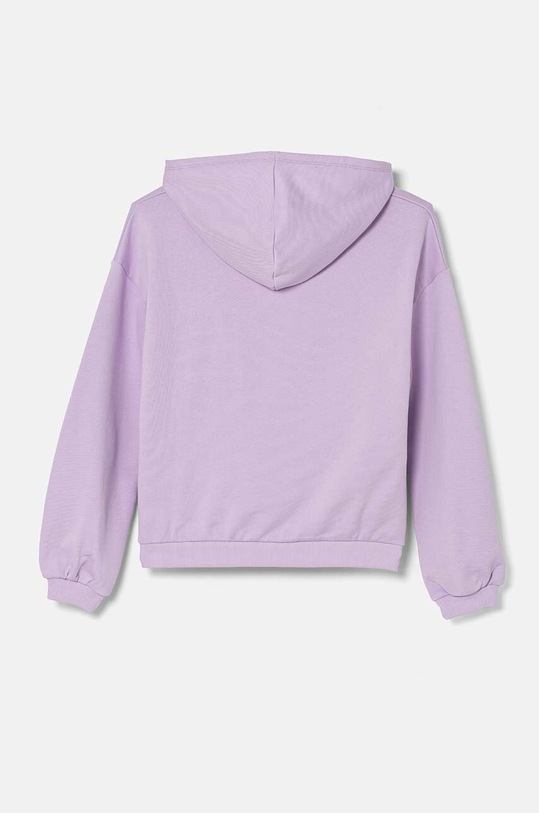 United Colors of Benetton bluza bawełniana dziecięca 3J68C203Q.G.Seasonal fioletowy AW24