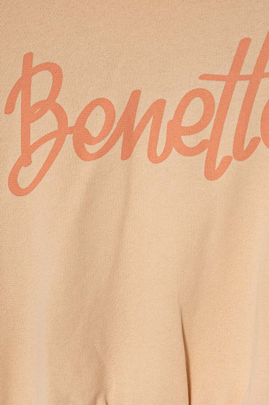 Dziewczynka United Colors of Benetton bluza bawełniana dziecięca 3J68C203Q.G.Seasonal pomarańczowy