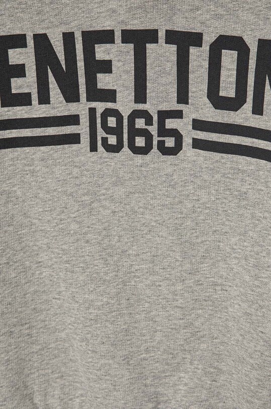 Девочка Детская хлопковая кофта United Colors of Benetton 3J68C203Q.G.Seasonal серый