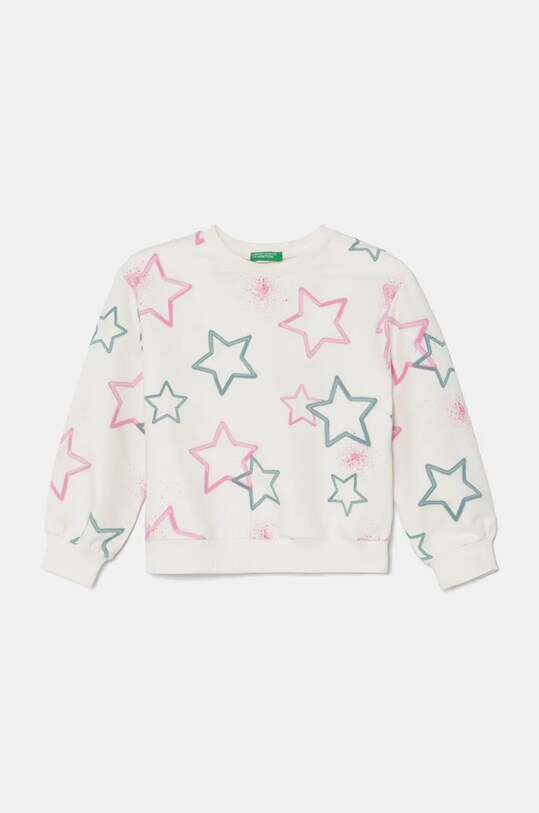United Colors of Benetton bluza dziecięca pozostałe biały 39T6G10FR.P.Seasonal
