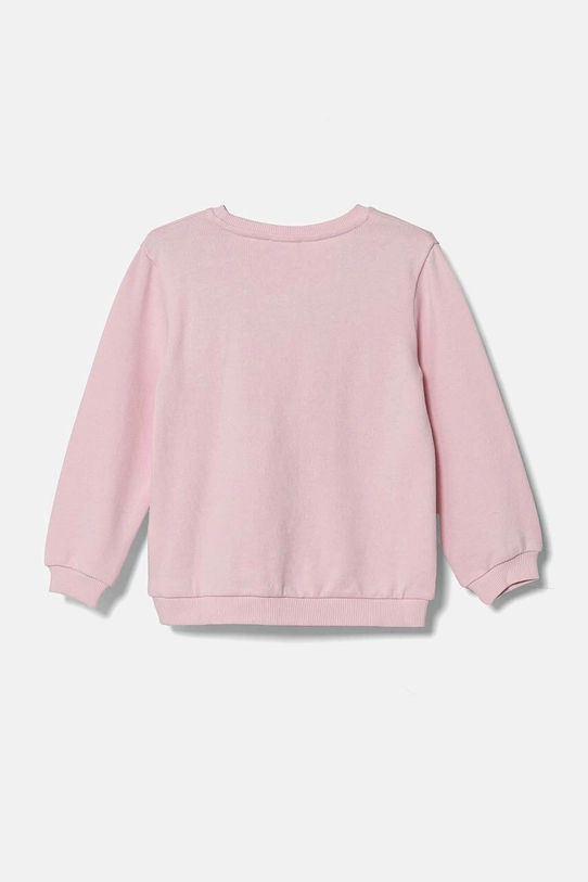 Pamučna dukserica za bebe United Colors of Benetton 3J68G10FU.P.Seasonal roza AW24