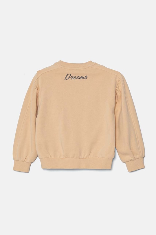 Детская хлопковая кофта United Colors of Benetton 33NVC10K3.G.Seasonal бежевый AW24