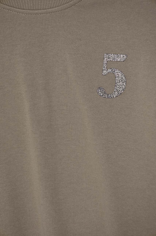 Девочка Детская хлопковая кофта United Colors of Benetton 33NVC10K3.G.Seasonal зелёный