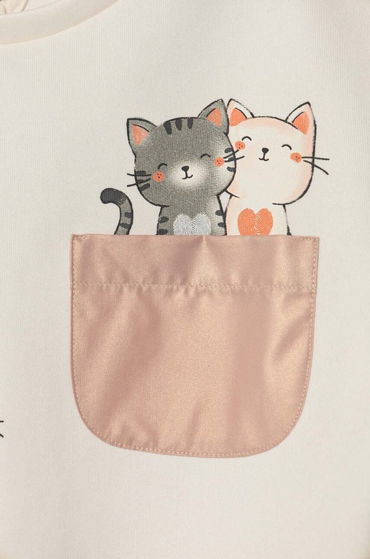 Dziewczynka United Colors of Benetton bluza dziecięca 34JZG10FQ.P.Seasonal beżowy