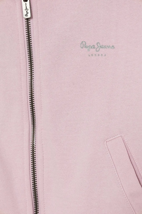DÍVKA Dětská bavlněná mikina Pepe Jeans VICKY PG581337 růžová