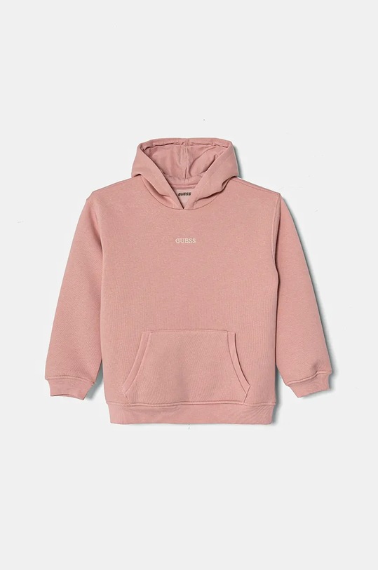 Dětská mikina Guess s kapucí růžová J4BQ29.KCHX0.9BYH