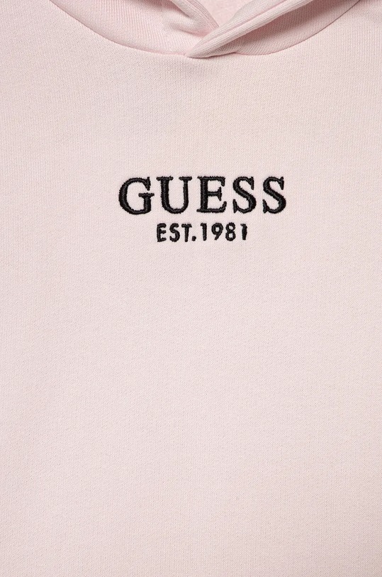 DÍVKA Dětská bavlněná mikina Guess J4BQ31.KAV33.9BYH růžová
