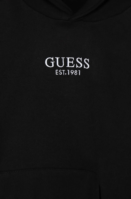 DÍVKA Dětská bavlněná mikina Guess J4BQ31.KAV33.9BYH černá