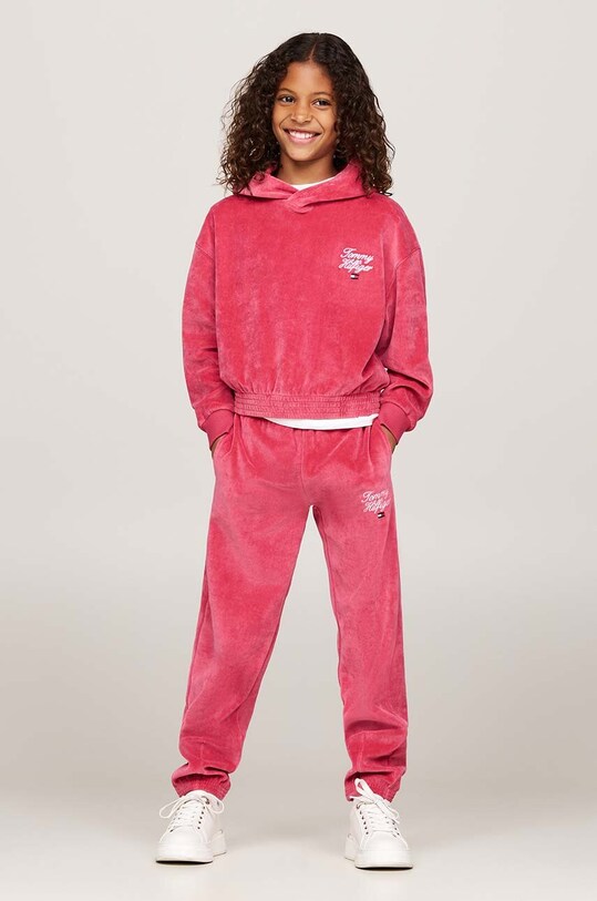 Детская кофта Tommy Hilfiger розовый KG0KG08192.9BYH.128.176