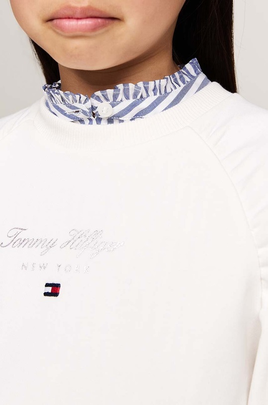 Dziewczynka Tommy Hilfiger bluza dziecięca KG0KG08194.9BYH.92.122 biały