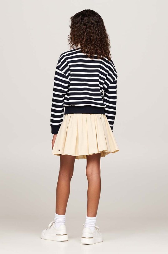 Tommy Hilfiger hanorac de bumbac pentru copii KG0KG08362.9BYH.104.122 bleumarin