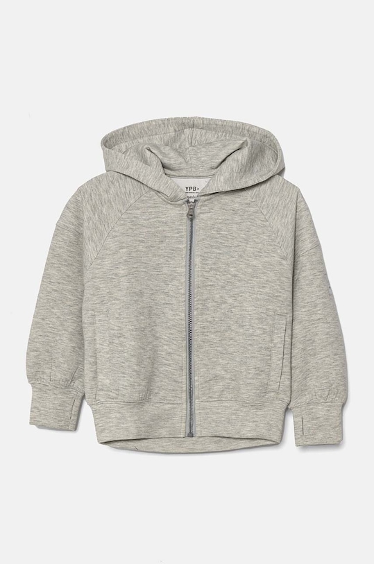 Detská mikina Abercrombie & Fitch melanž sivá KI252.4171