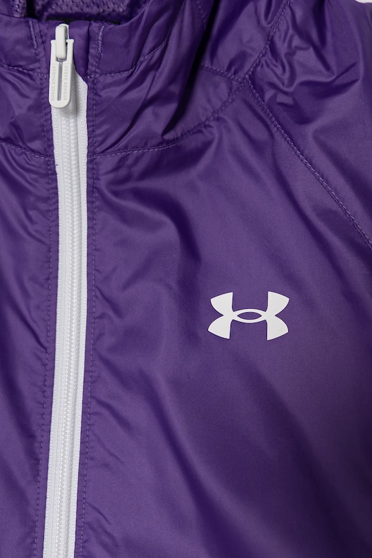 Dziewczynka Under Armour kurtka dziecięca SPORT WINDBREAKER JKT 1384206 fioletowy